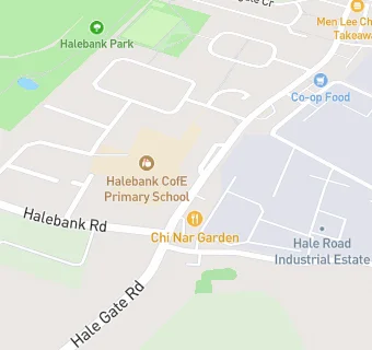 map for Hale Road Fish Bar