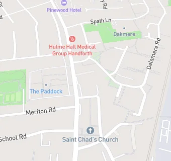 map for Handforth Dental Practice