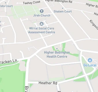 map for Kings Lane Medical Practice