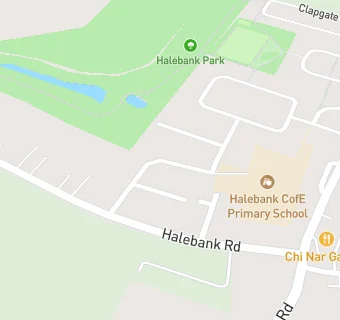 map for Halebank Pre-School