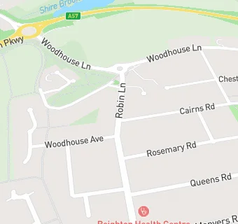 map for Beighton Wok