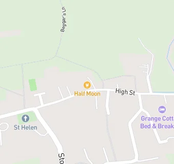 map for Half Moon Inn