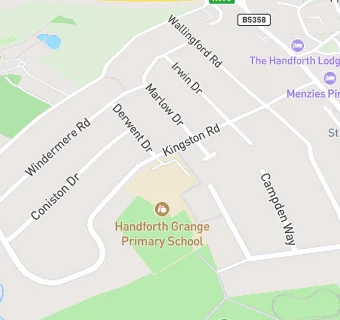 map for Handforth Grange Primary School