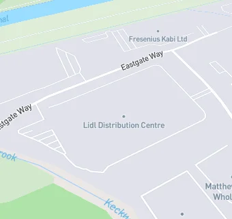 map for The Bridge Cafe, Lidl Grest Britain Limited.