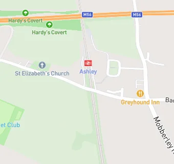 map for Ashley Cricket Club