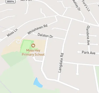 map for Fledglings Pre-School & Day Nursery