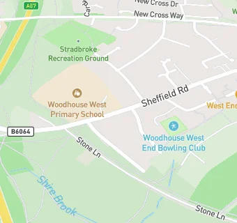 map for Woodhouse Westend WMC Ltd