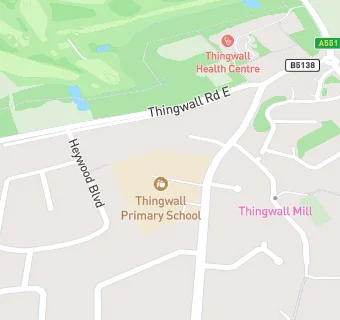 map for Thingwall Primary School