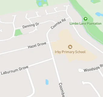 map for Irby Primary School