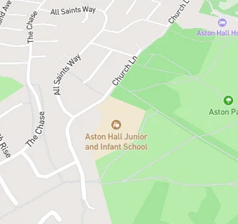 map for Aston Hall Junior and Infant School