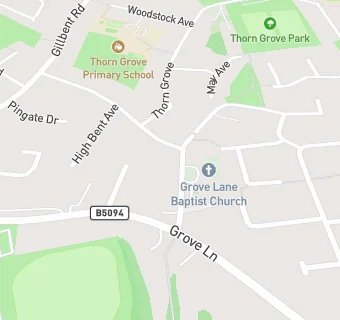 map for Grove Lane Baptist Church