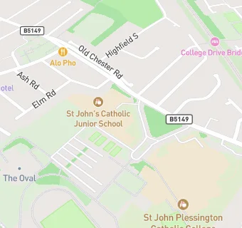 map for St John's Catholic Infant School