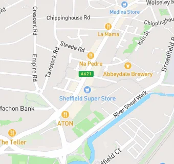 map for Abbeydale Tap & Snap