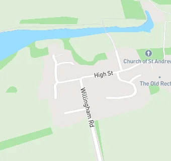 map for Fillingham Village Hall