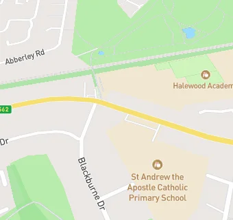 map for St Andrew the Apostle Catholic Primary School