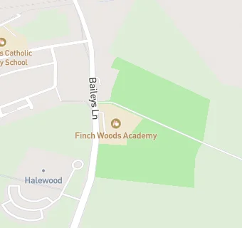 map for Finch Woods Academy