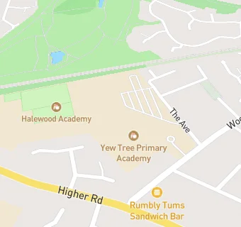 map for Halewood College