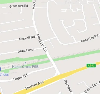 map for Hunts Cross Dental Centre