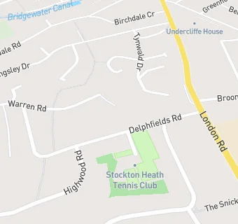 map for Stockton Heath Lawn Tennis Club