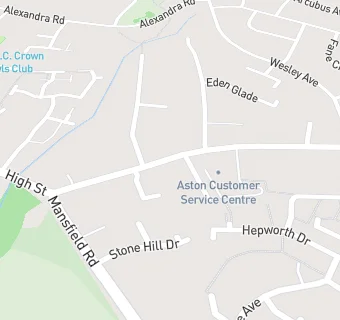 map for Swallownest Health Centre