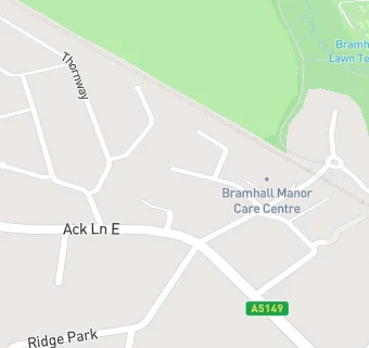 map for Bramhall Manor Care Centre