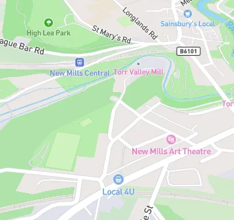 map for THE TORR VALE TAP