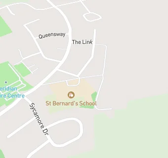 map for St Bernard's School, Louth