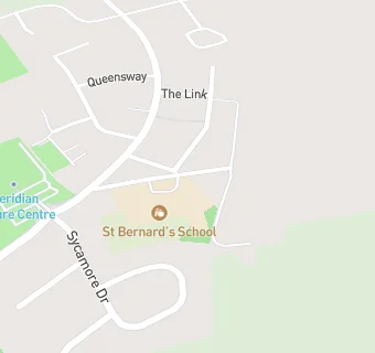 map for St Bernards School