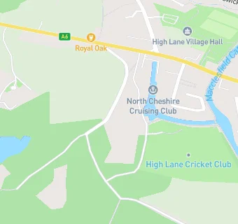 map for High Lane Cricket Club