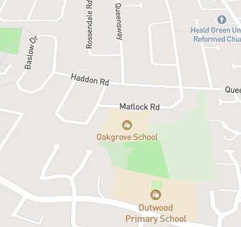 map for Oakgrove School