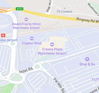 map for Crowne Plaza Manchester Airport