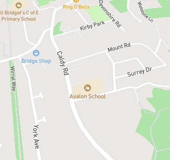 map for Avalon School