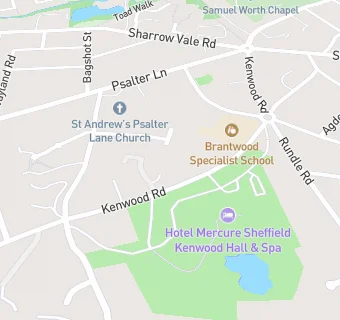 map for Kenwood Hall Hotel