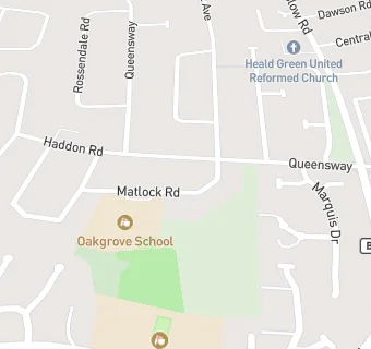 map for Cheadle Preparatory School