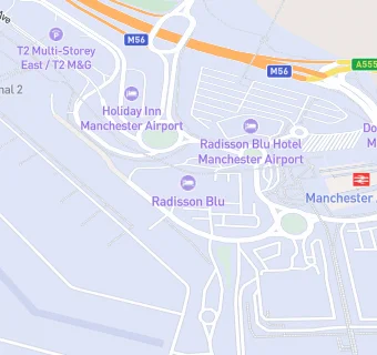 map for Radisson Blu Hotel Manchester Airport