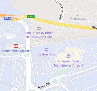 map for Clayton Hotel Manchester Airport