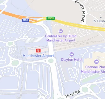 map for Double Tree by Hilton Manchester Airport