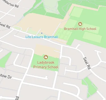 map for Ladybrook Primary School