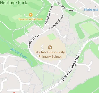 map for Norfolk Community Primary School