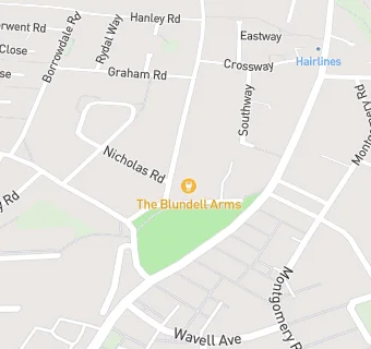 map for Blundell Arms