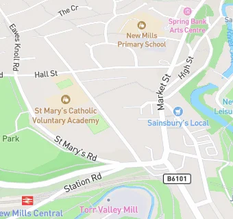 map for St Mary's Catholic Primary