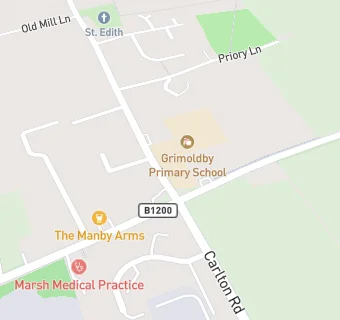 map for Grimoldby Primary School