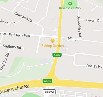 map for Tesco Express Petrol Station