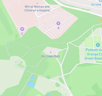 map for Arrowe Hall School