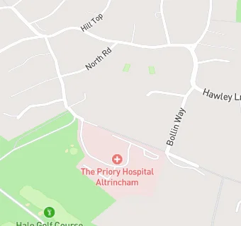 map for The Priory Hospital