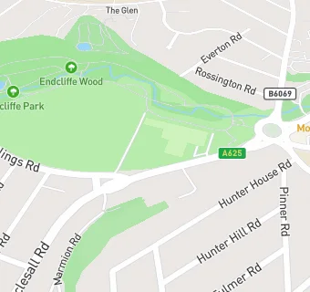 map for The Cafe in the Park