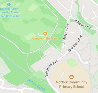 map for Norfolk Park Daycare Nursery