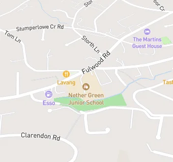 map for Nether Green Junior School