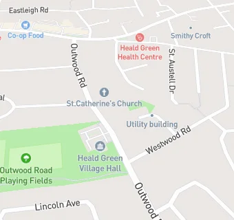 map for Cheadle Green Village Hall