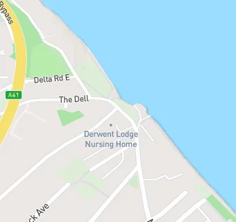 map for Derwent Lodge Nursing Home